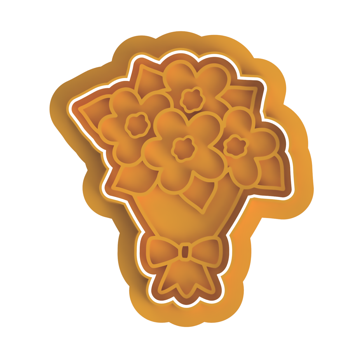 Flower bouquet #3 cutter/ stamp