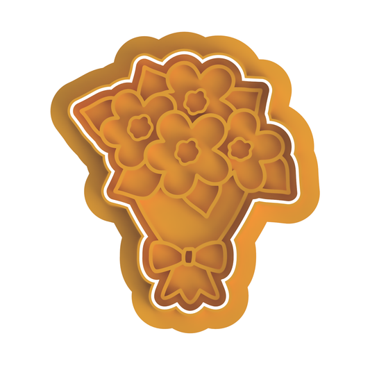 Flower bouquet #3 cutter/ stamp