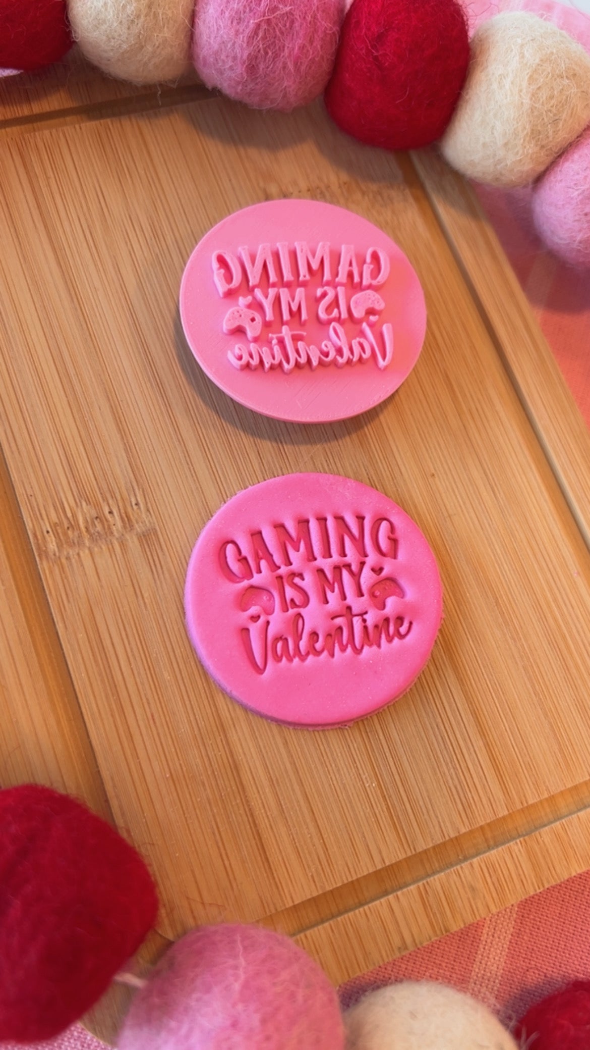 Gaming is my valentine Round Stamp 2026