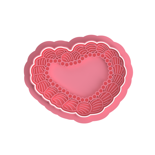 Vintage Heart Cake Cutter/stamp