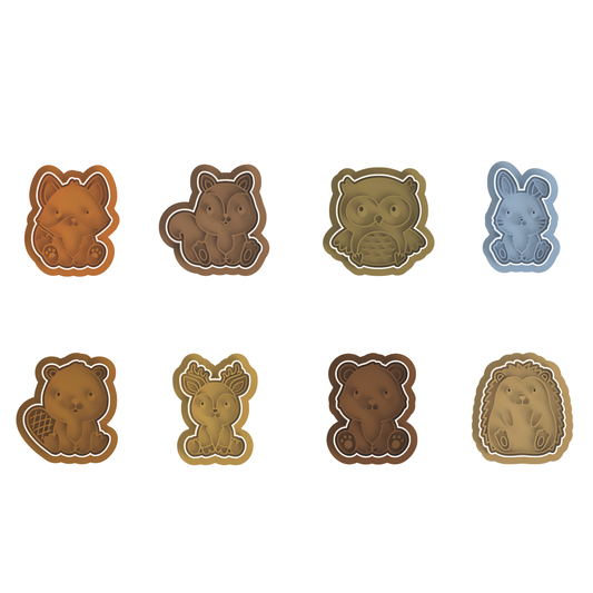 Woodland Animals Cutter/stamp