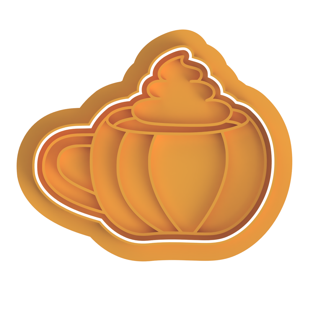 Pumpkin shaped mugCutter/Stamp