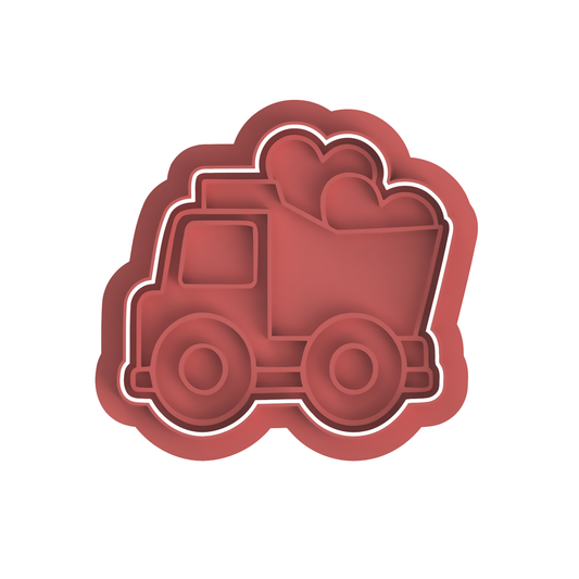 Valentines Truck cutter and stamp