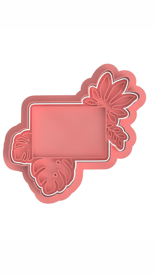 Tropical plaque cutter/stamp