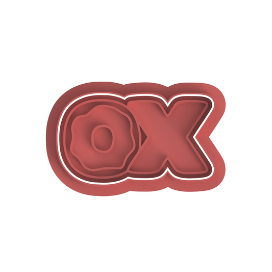 Valentines XO cutter and stamp