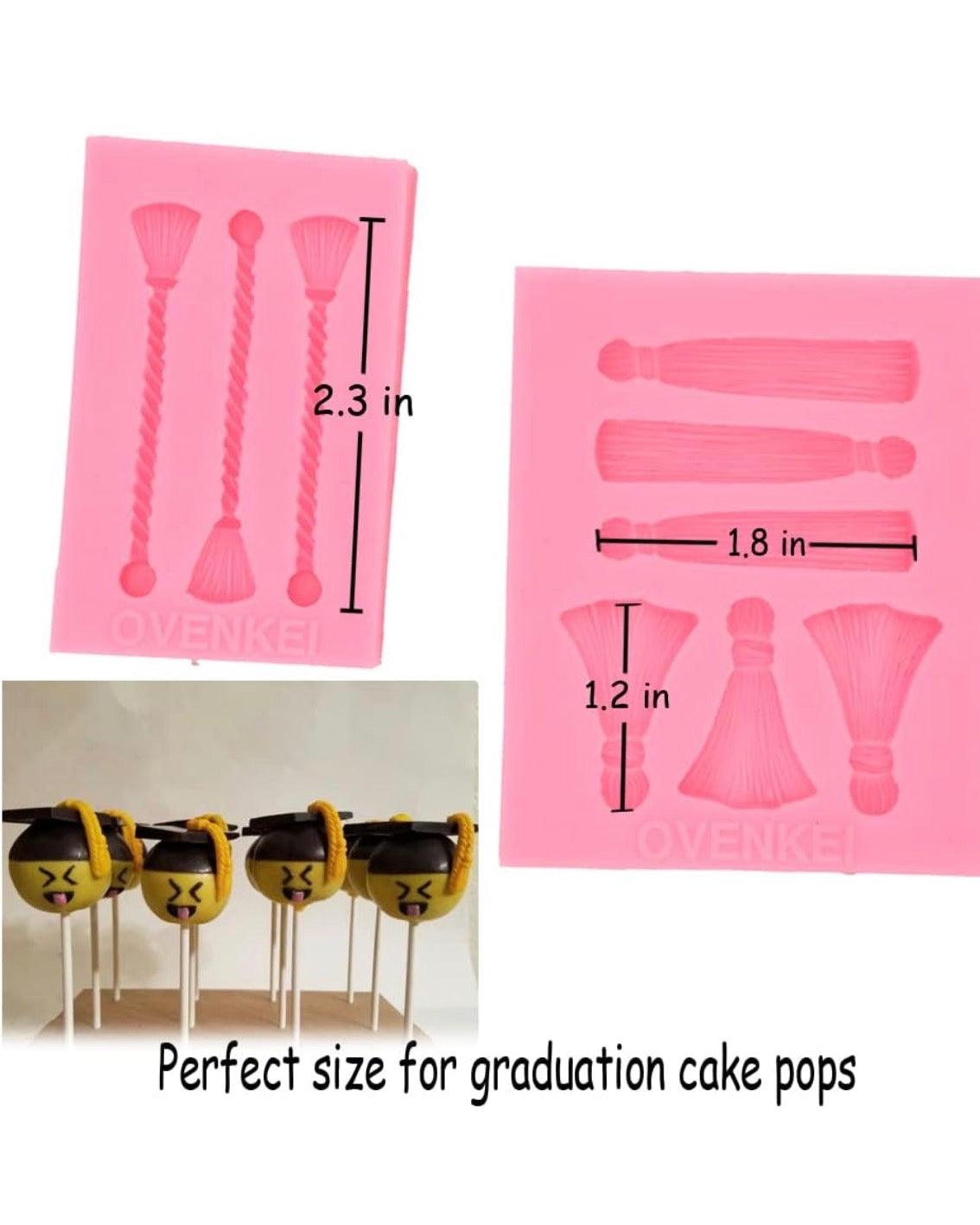 Tassel silicone mold set