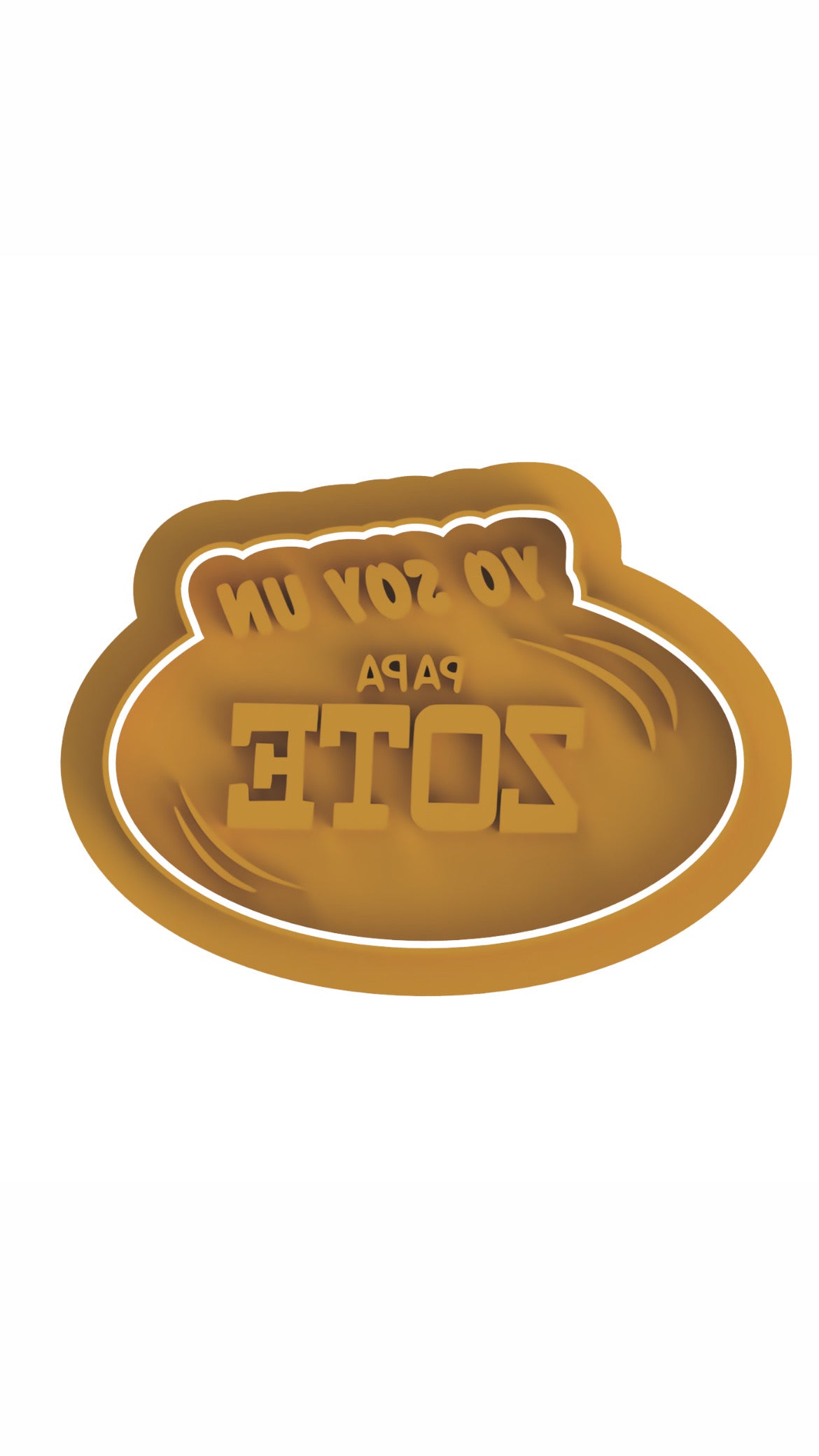 Yo soy un papa zoteCutter/stamp #17