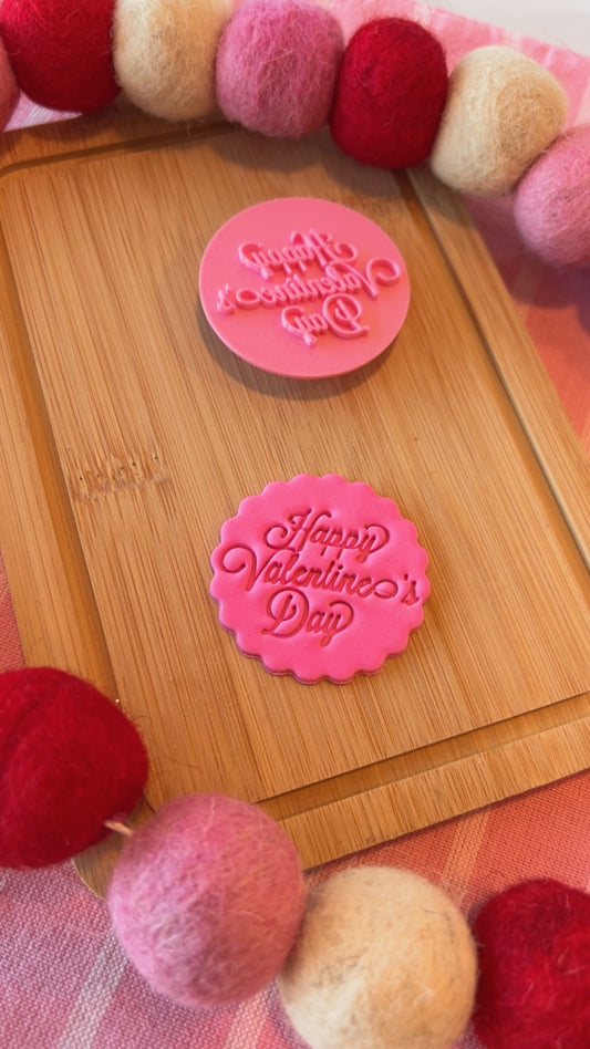 Happy valentines  Round Stamp 2026 #1