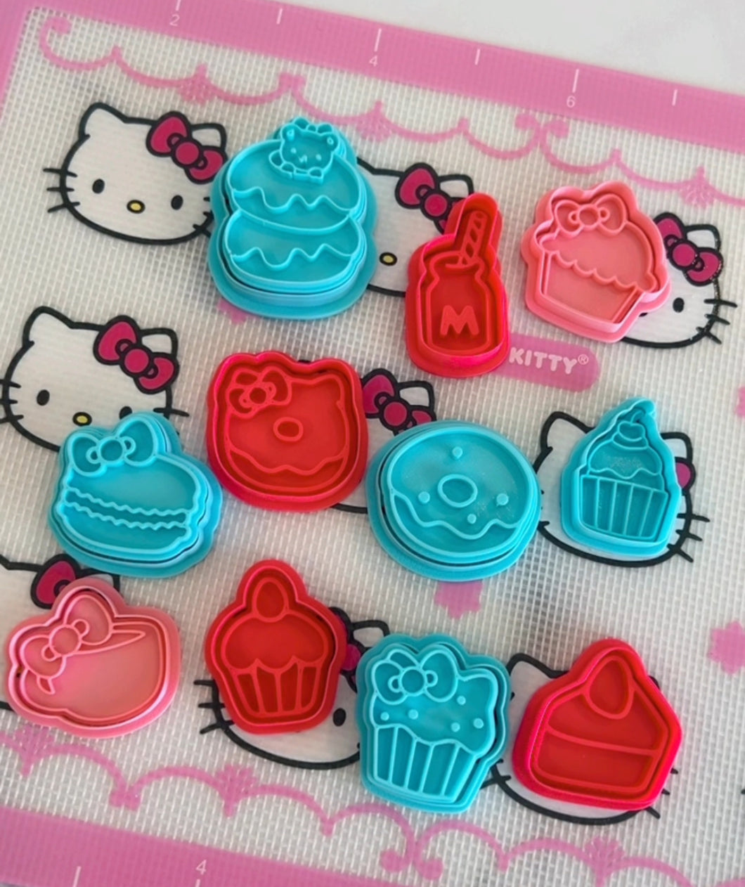 Kitty Food set cutter/Stamp