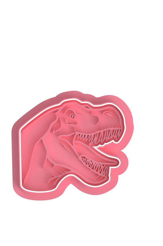 T-REX Dino Head Cutter & Stamp #2