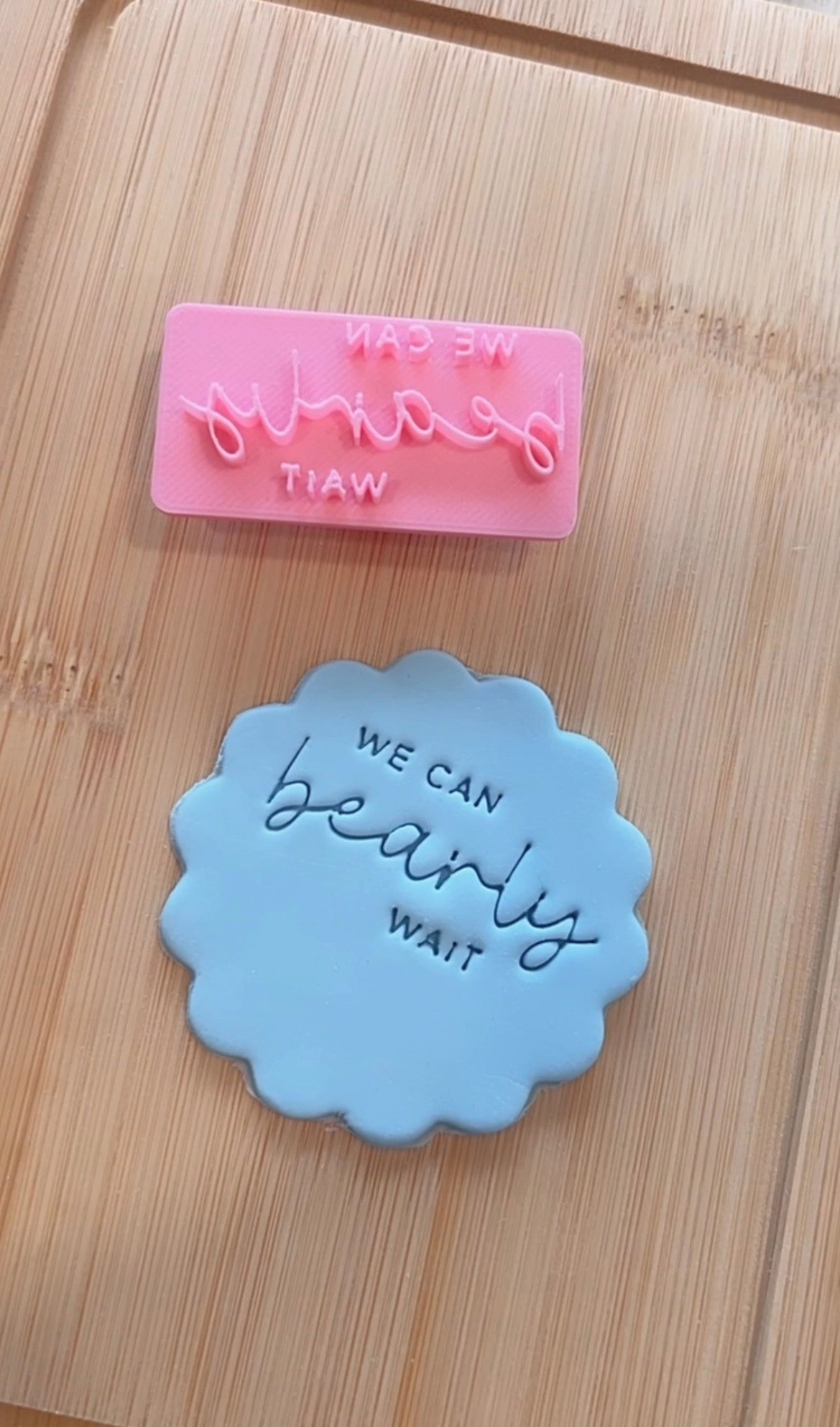 We can Bearly Wait Stamp