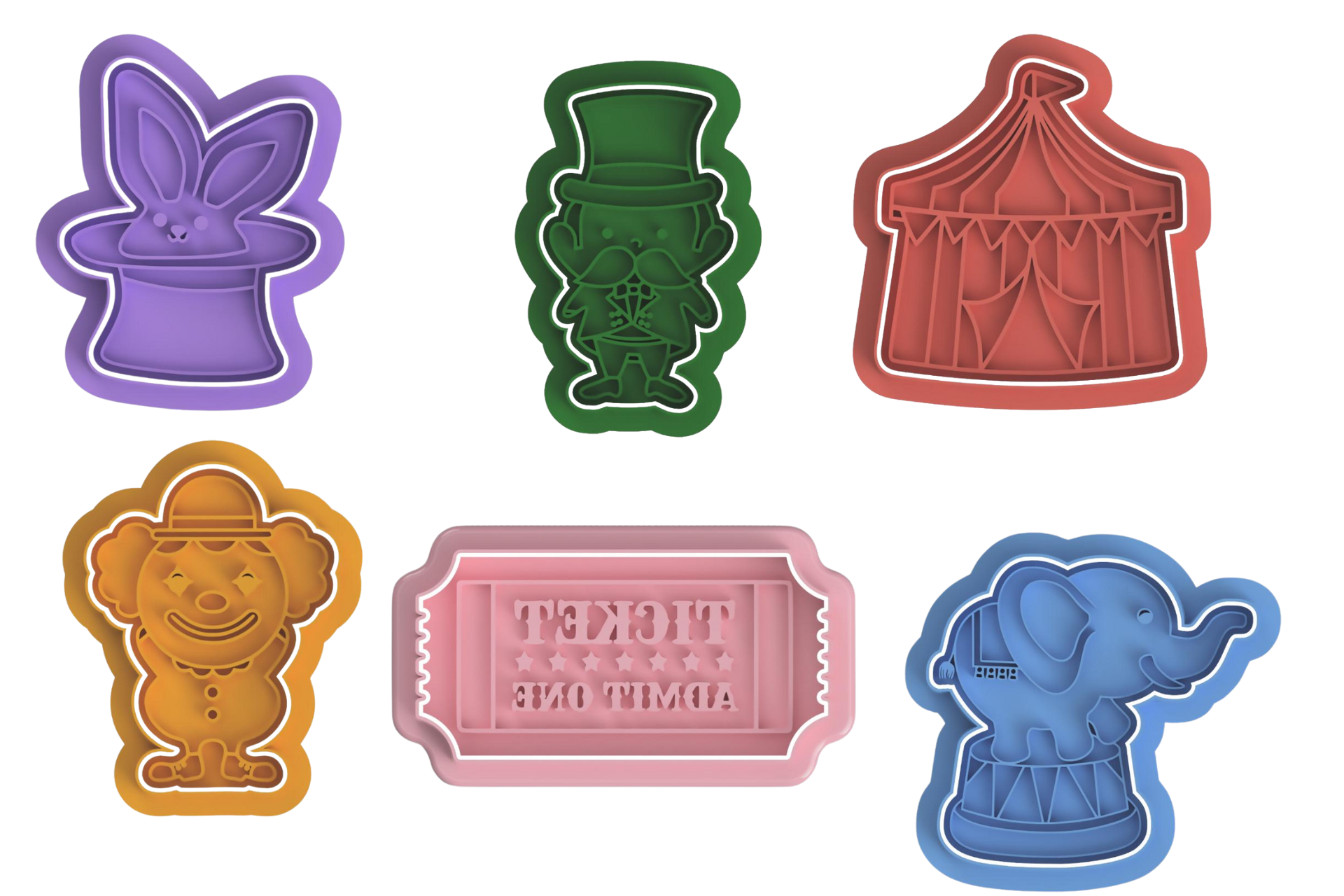 Circus Cutter/Embosser set – Chocolate Hustler