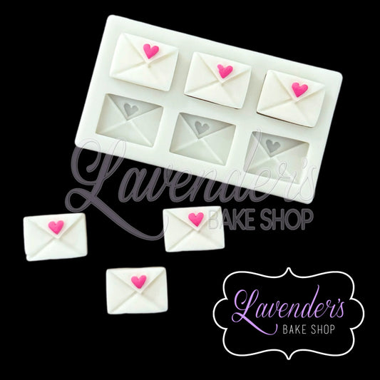 Mini envelope silicone mold