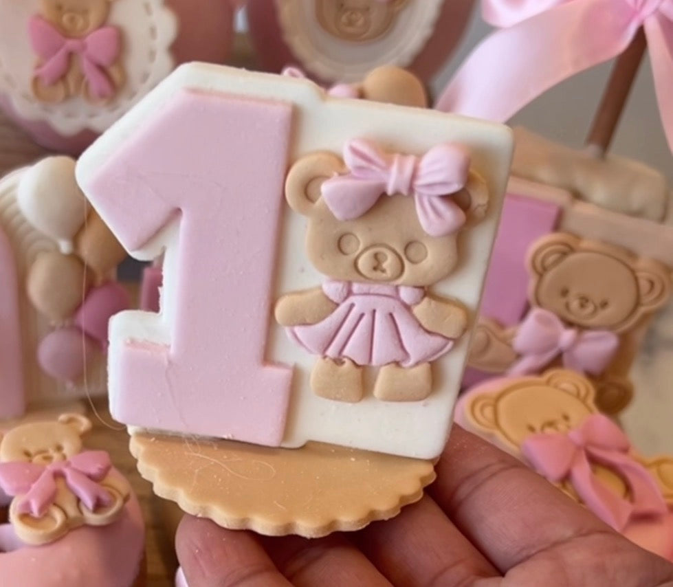 Girl Bear with dress Cutter