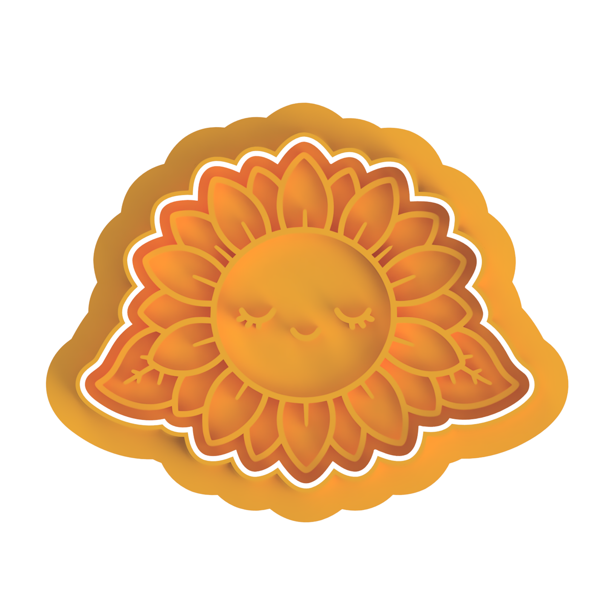 Sunflower Baby set  cutter/stamp