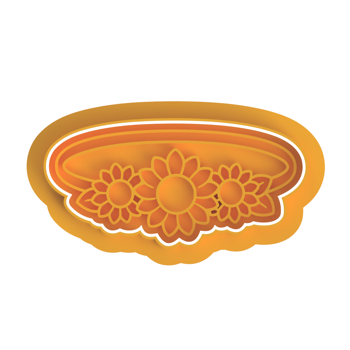 Sunflower Baby set  cutter/stamp