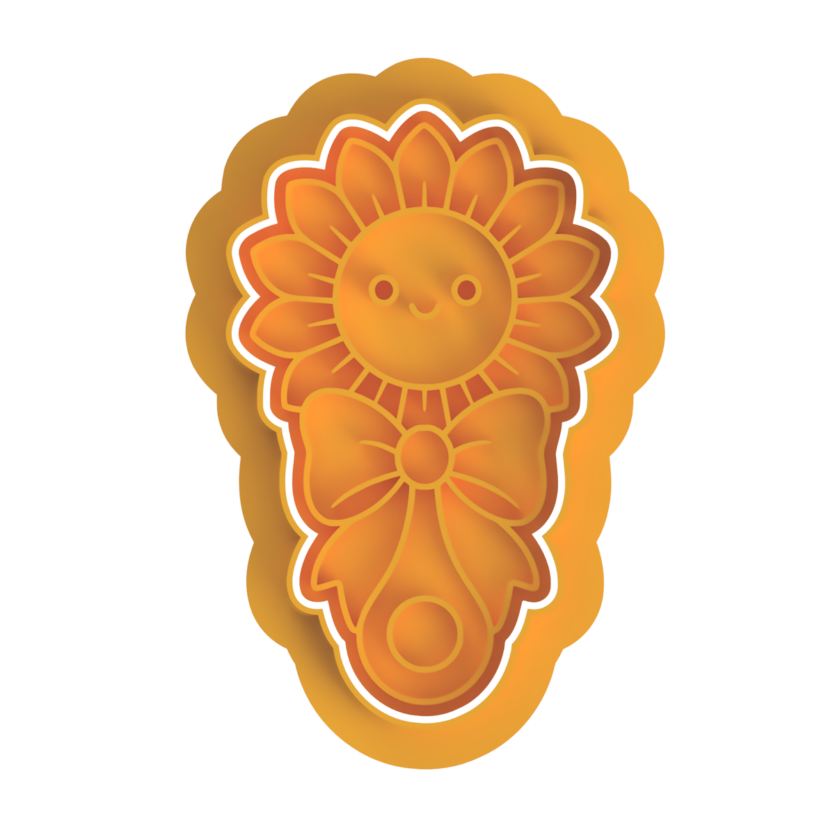 Sunflower Baby set  cutter/stamp