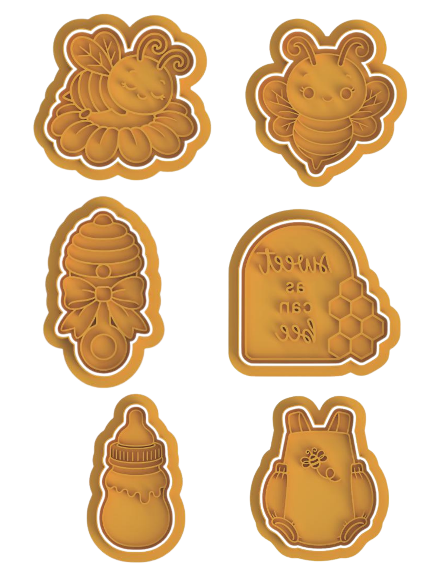 Little Bee  Theme set cutter/stamp