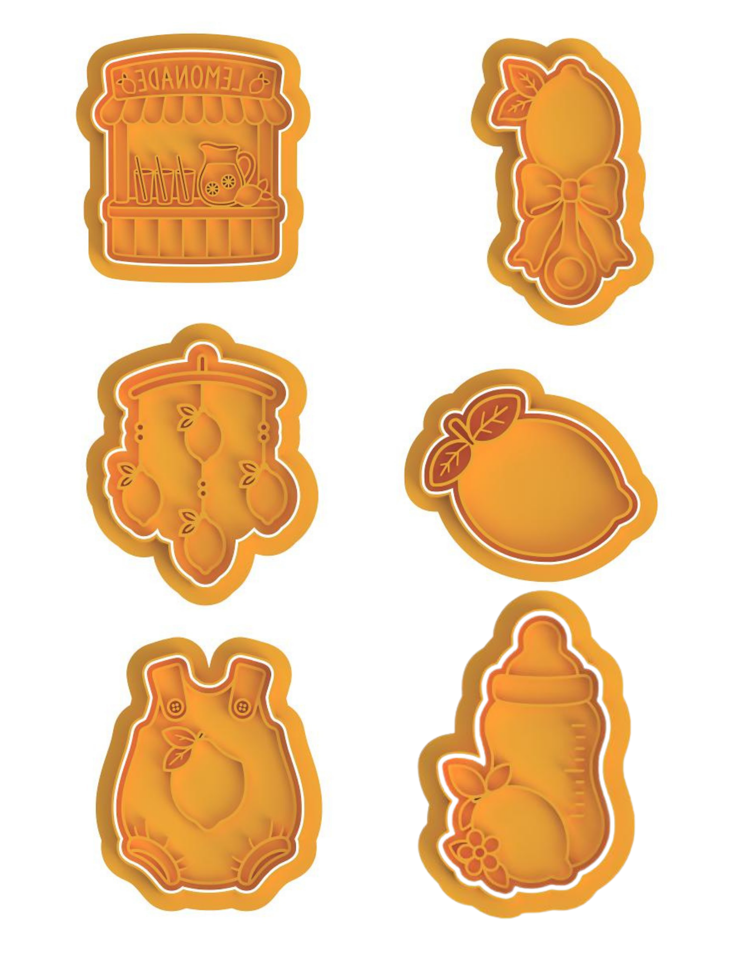 Baby lemon Theme set cutter/stamp