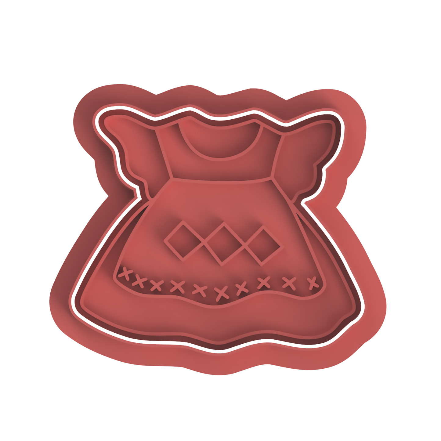 Strawberry Shortcake Dress & Hat Cutter/Stamp