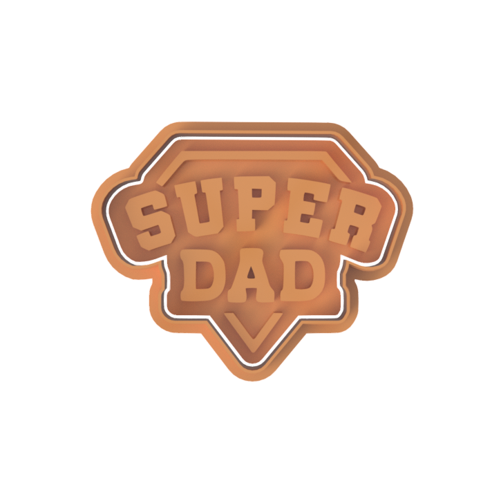 Super Dad cutter/stamp #36 – Chocolate Hustler