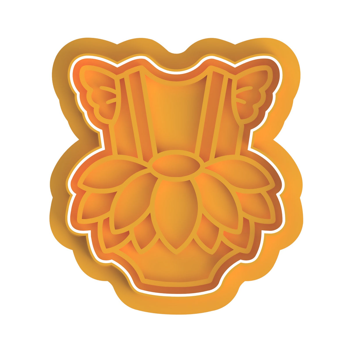 Sunflower Baby set  cutter/stamp