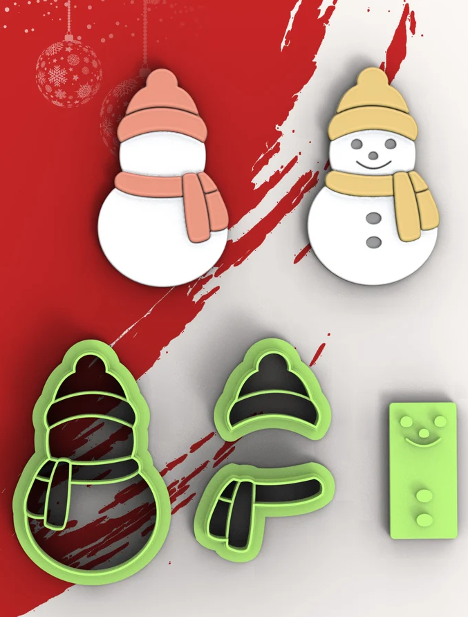 Snowman  Stamp & cutter