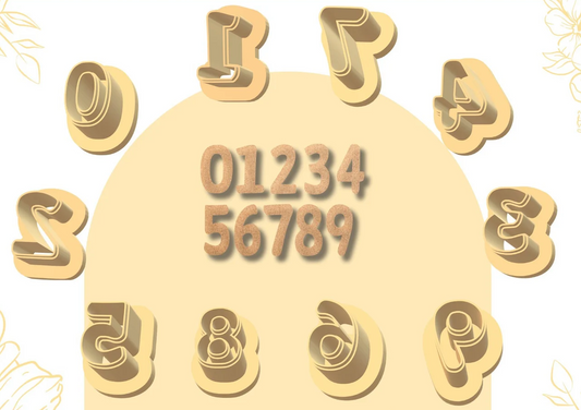 Number Cutter Set #3