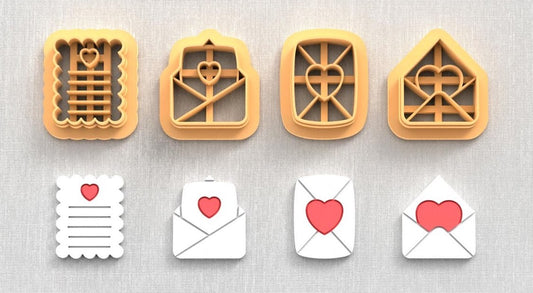 Valentines Envelopes Stamp/cutter