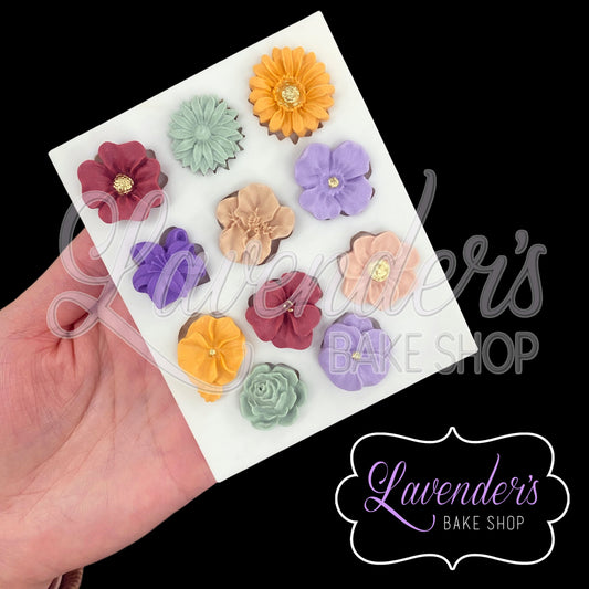 Flower Variety 2 silicone mold