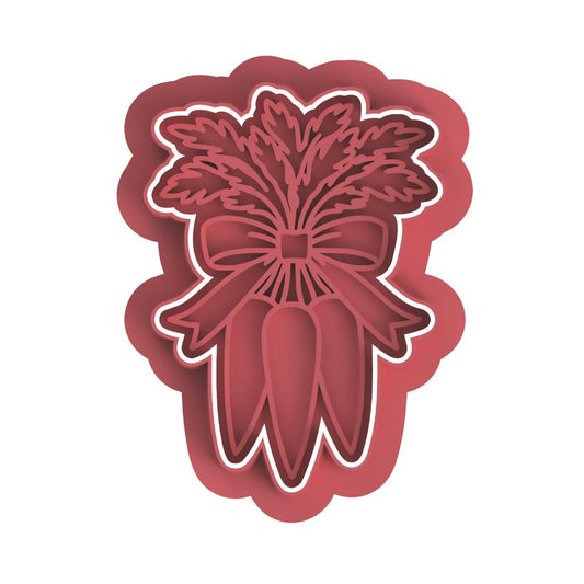 Bunch of carrots  Stamp & Cutter