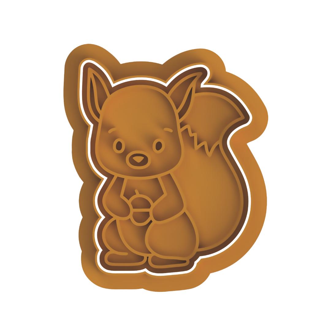 Squirrel Animal Cutter & Stamp