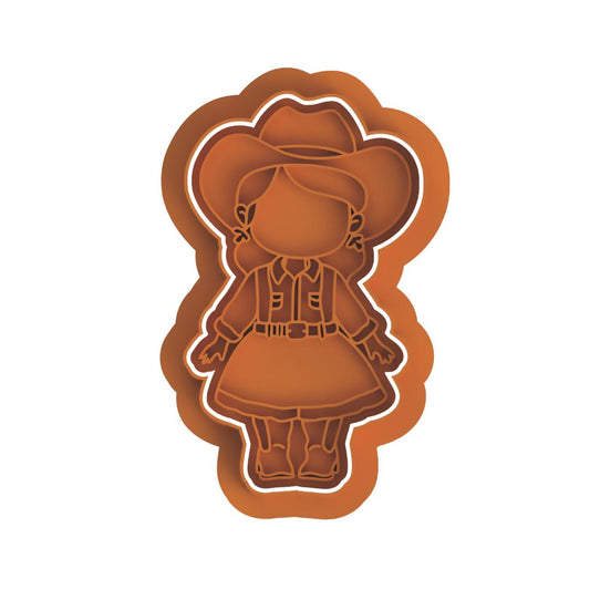Cowgirl Cutter/Stamp