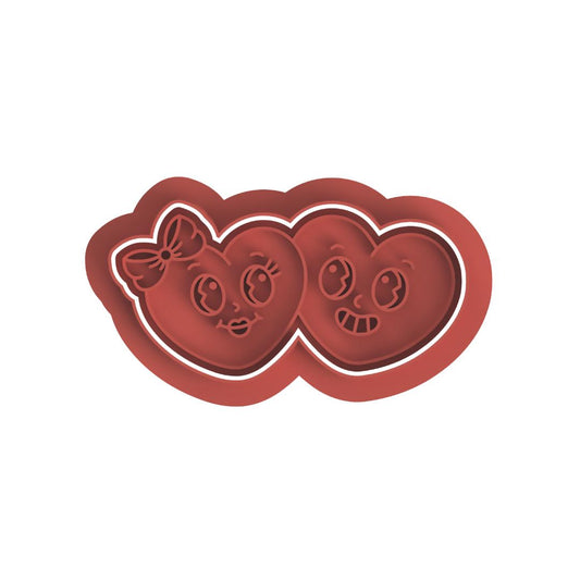 Heart Couple Stamp & Cutter