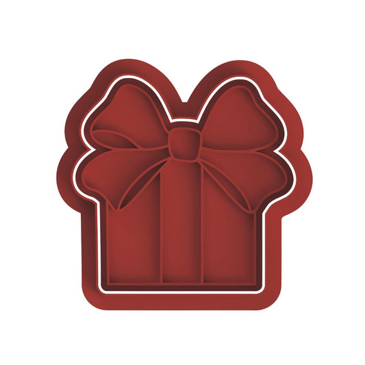 Gift Box with bow Cutter/Stamp