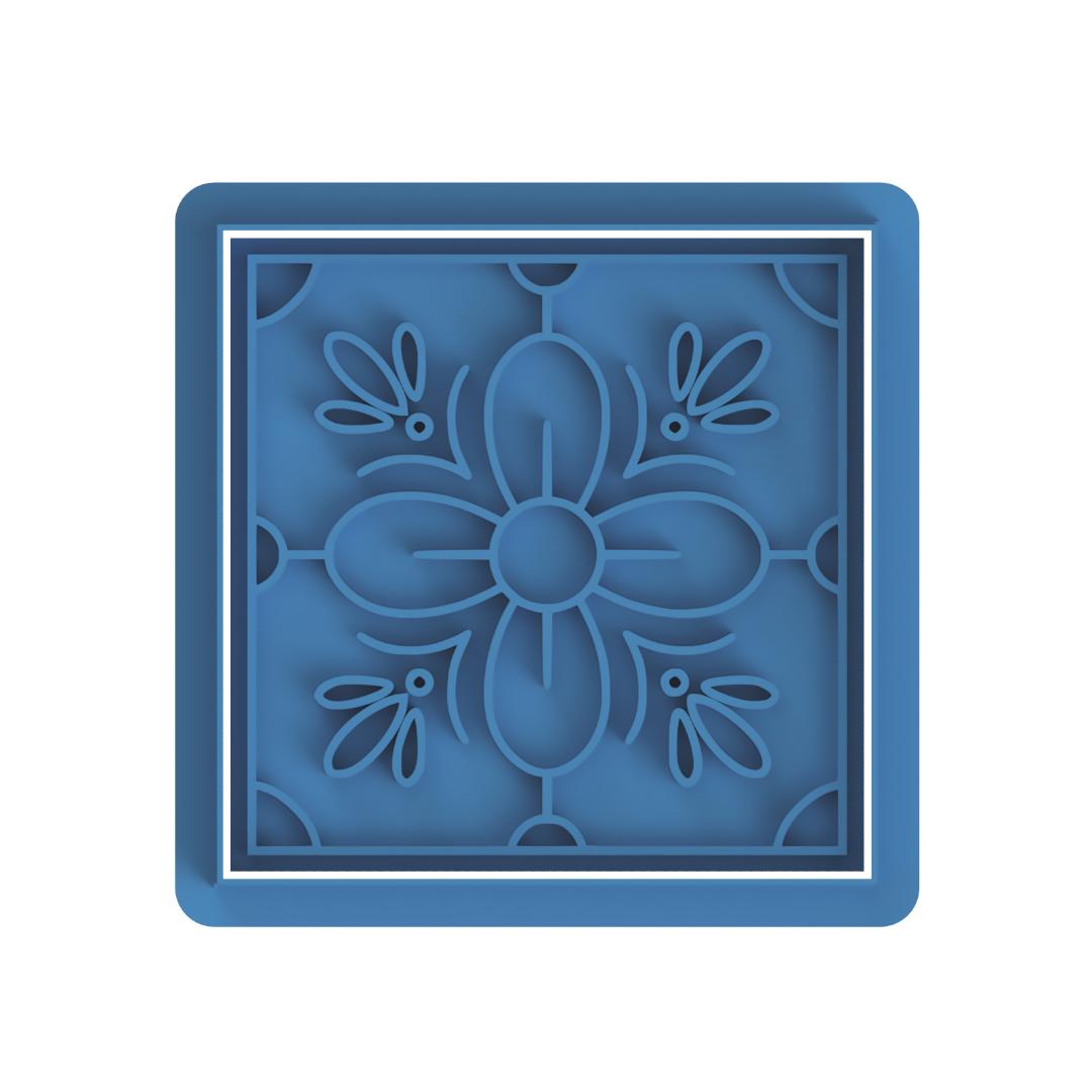 Talavera Print Tile 7 Stamp/Cutter