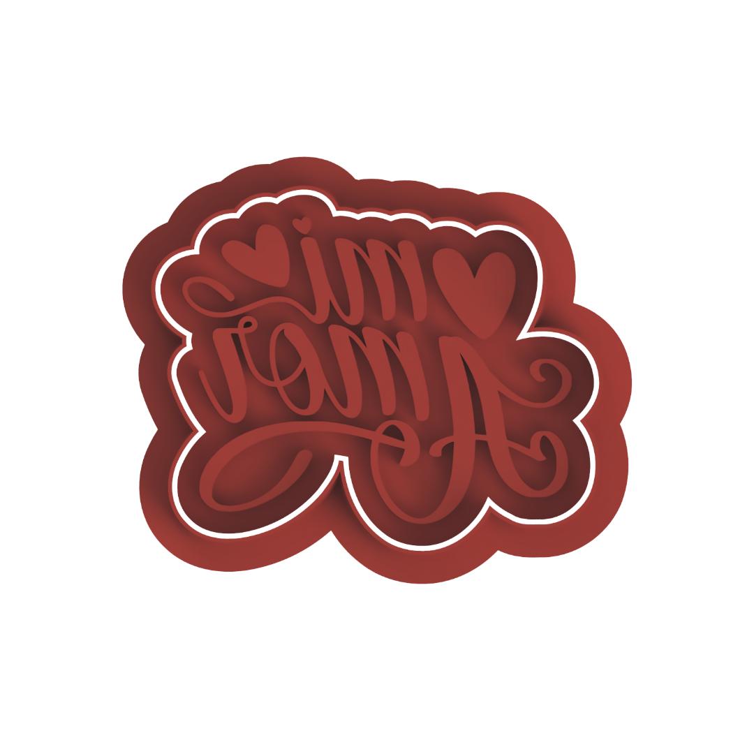 Mi Amor Stamp & Cutter
