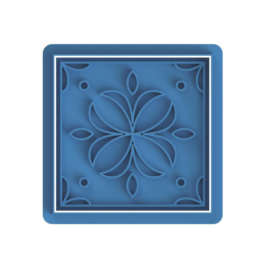 Talavera Print Tile 8 Stamp/Cutter