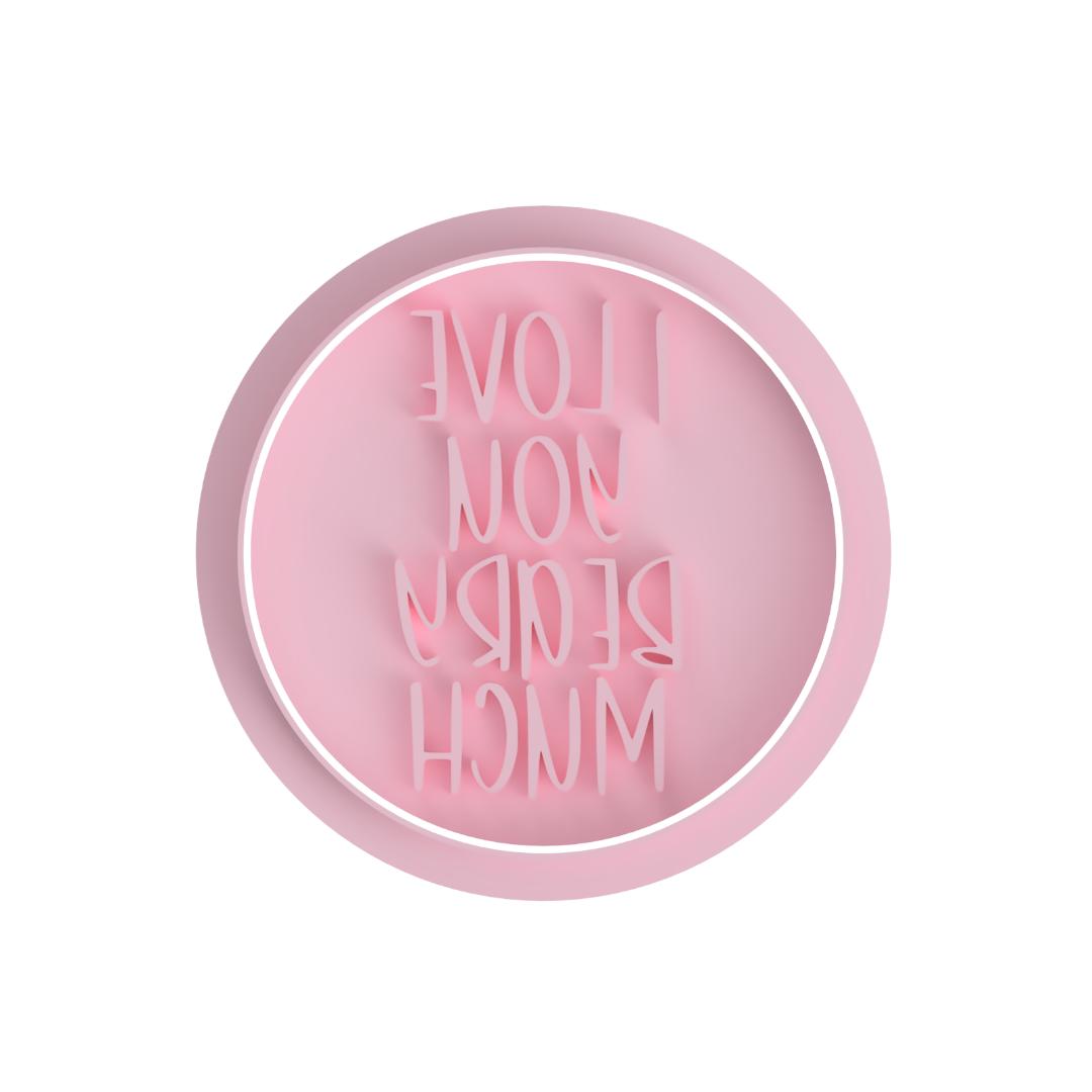 I Love You Beary Much Embosser