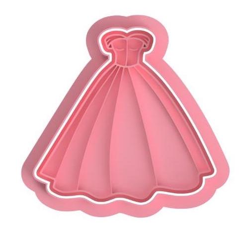 Wedding / Quince Dres #3 Cutter & Stamp