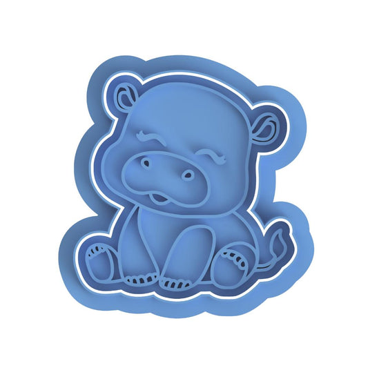 Hippo cutter and stamp