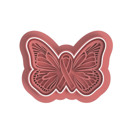 Cancer Ribbon Cutter/Stamp