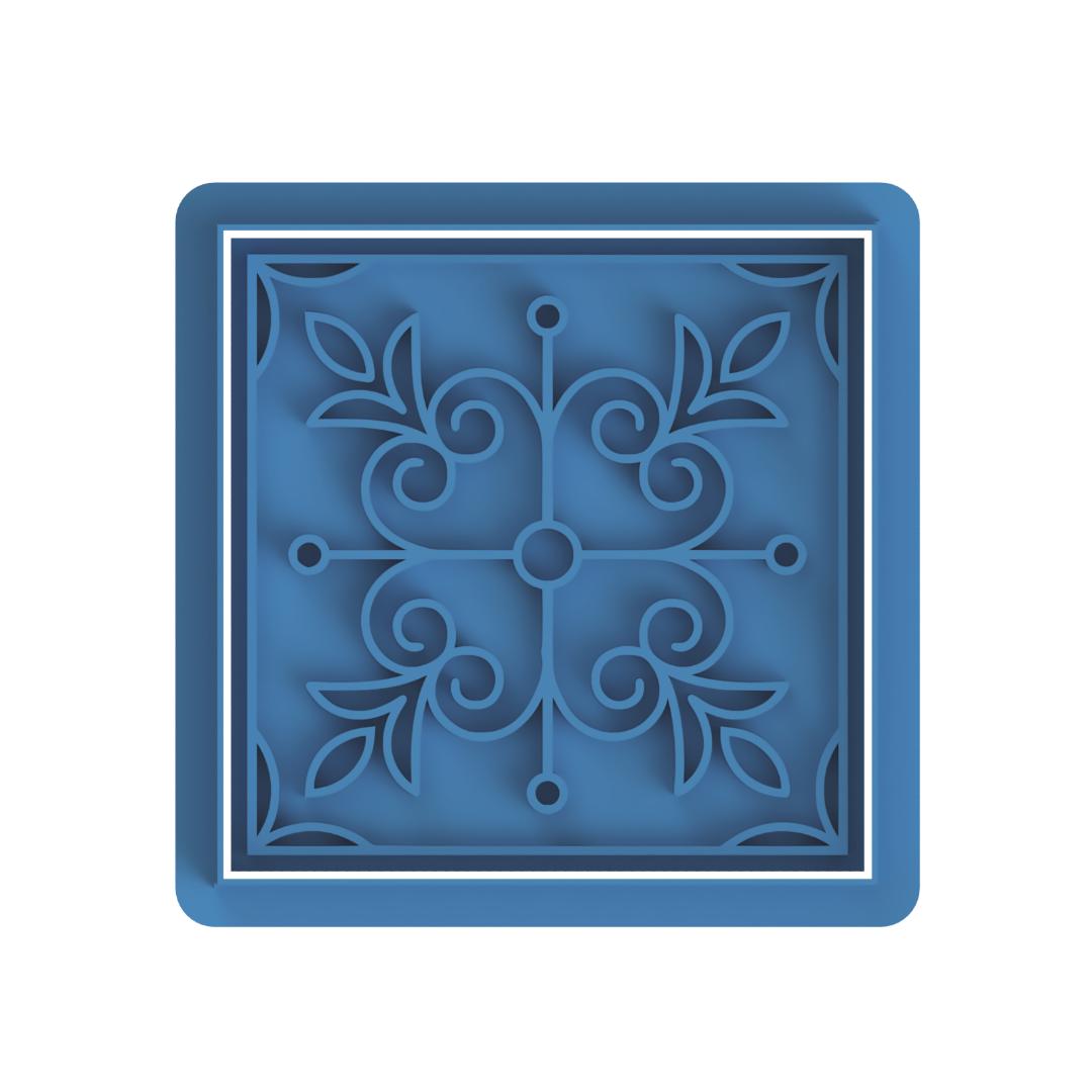 Talavera Print Tile 9 Stamp/Cutter