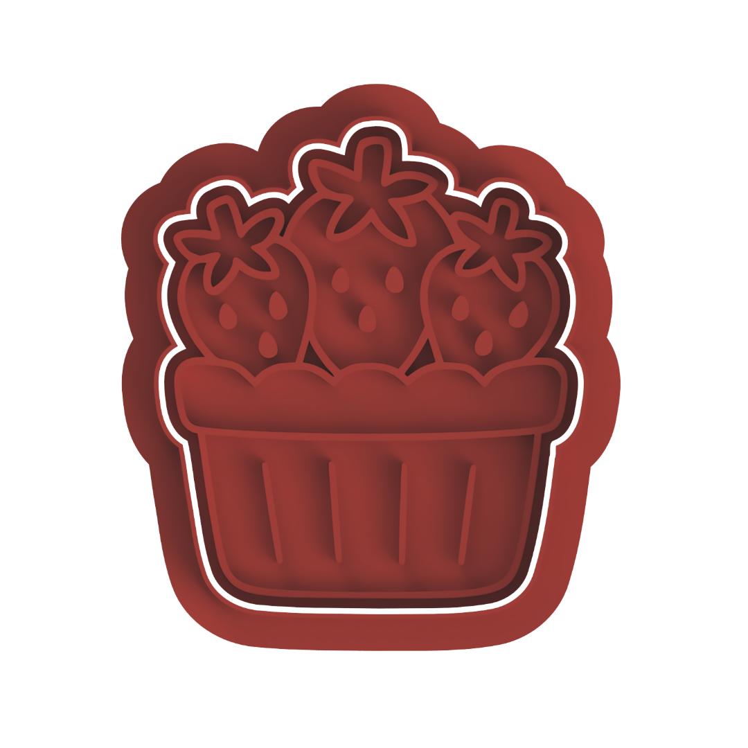 Baby Strawberry Set  Stamp/Cutter