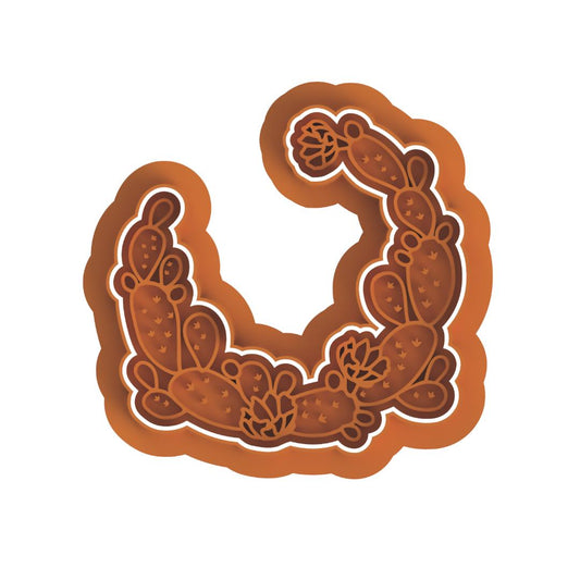 Cactus Wreath Cutter/Stamp