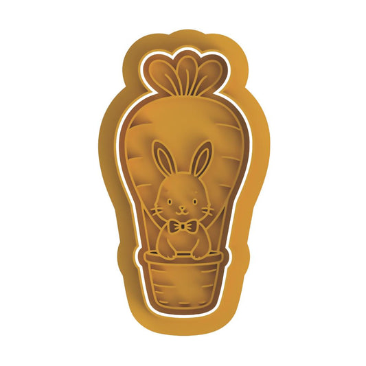 Carrot Hot air Balloon Stamp & Cutter