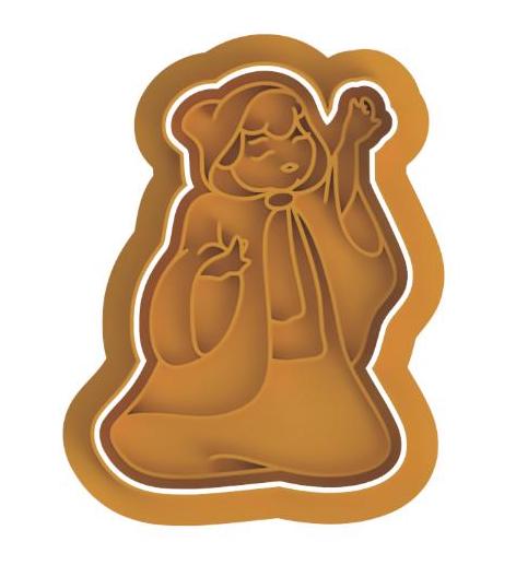 Godmother fairy  cutter & Stamp