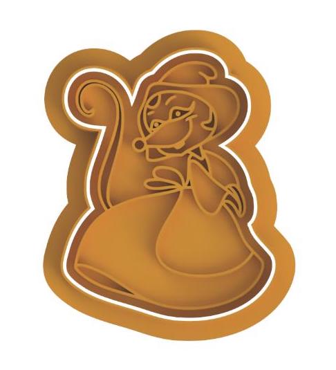Girl Mouse (Cinderella) Cutter & Stamp