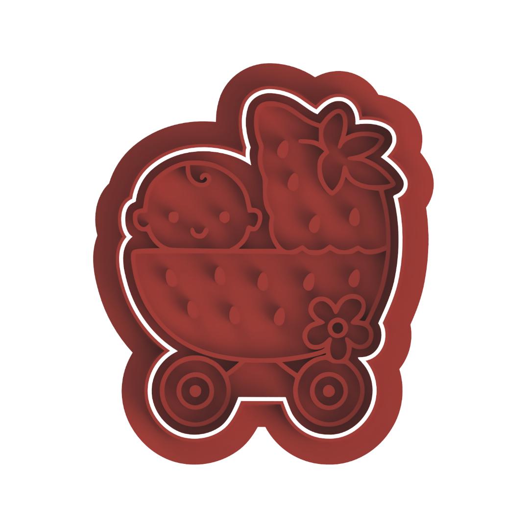 Baby Strawberry Set  Stamp/Cutter