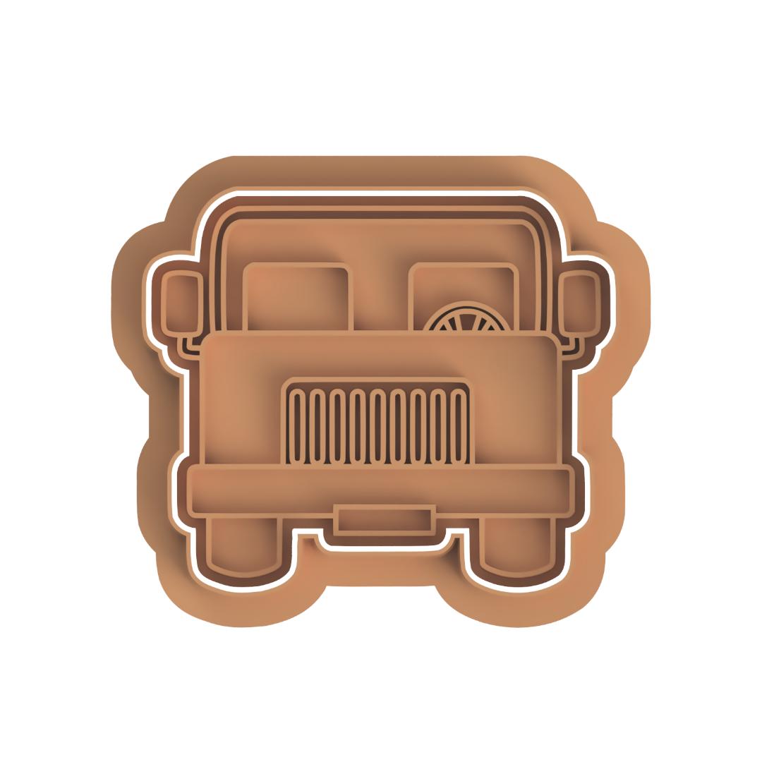 Safari Jeep cutter and stamp